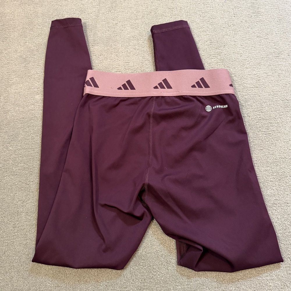 Adidas Maroon Yoga Pants - Germany National Team - Women's Small - Picture 8 of 9